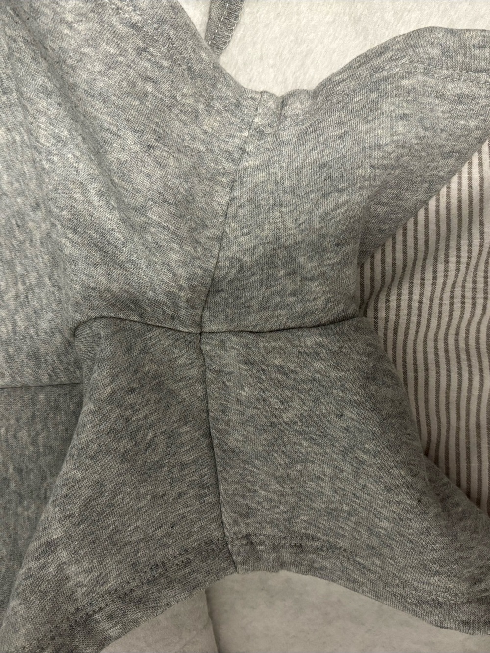 Converse Light Gray Heather Athletic Shorts / Joggers Shorts - Picture 4 of 7